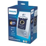 Philips sac d'aspirateur "s-bag" 16 pièces synthétique fc8021/05