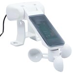 vidaXL Auvent automatique avec capteur de vent et LED 600x300 cm Crème