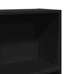 vidaXL Bibliothèque noir 40x24x109 cm bois d'ingénierie