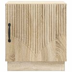 vidaXL Table de chevet Chêne Sonoma 43 x 34 5 x 47 cm