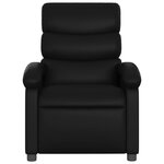 vidaXL Fauteuil inclinable électrique Noir Similicuir