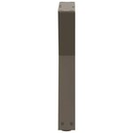 vidaXL Pieds de table basse 2 pièces Acier naturel 38 x (42-43 3) cm Acier
