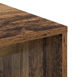 vidaXL Bureau d'écriture en vieux bois Vieux bois Bois Moyen Minimaliste