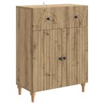 vidaXL Buffet Chêne artisanal 66 x 34 5 x 90 cm Bois d'ingénierie
