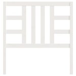 vidaXL Tête de lit Blanc 81x4x100 cm Bois massif de pin