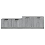 vidaXL Meuble TV Sonoma gris 158 5x36x45 cm Bois d'ingénierie