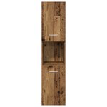 vidaXL Ensemble de meubles de salle de bain 5 pièces Bois ancien Bois d'ingénierie