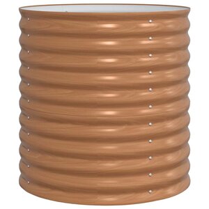 vidaXL Jardinière surélevée Marron 80 x 80 x 81 cm Acier