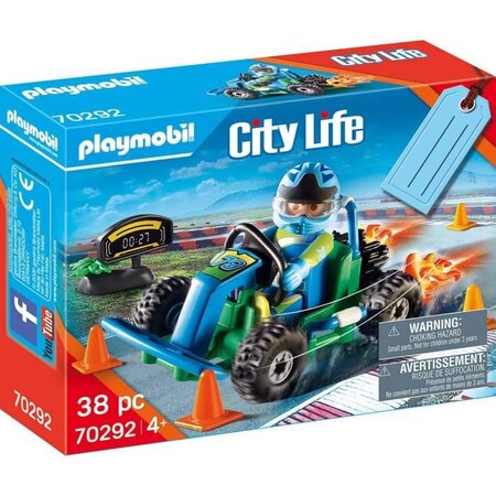 Playmobil - 70292 - set cadeau pilote de kart