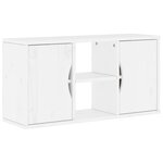 vidaXL Meubles TV 5 Pièces avec rangement ODDA blanc bois de pin massif