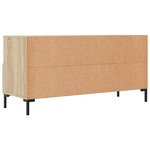 vidaXL Meuble TV chêne sonoma 102x36x50 cm bois d'ingénierie