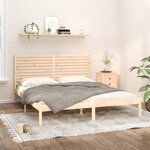 vidaXL Cadre de lit sans matelas 200x200 cm bois massif
