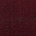 Tapis d'escalier vidaXL avec dos en latex Bordeaux 25x60 cm