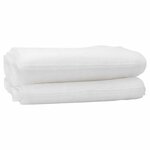 vidaXL Filet Anti-insectes Blanc 2 x 25 m HDPE