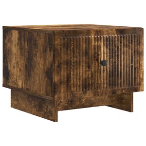 vidaXL Table basse Chêne fumé 49 x 50 x 40 cm Bois d'ingénierie