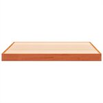 vidaXL Cadre de lit sans matelas cire marron 120x190cm bois pin massif
