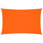 vidaXL Voile de parasol tissu oxford rectangulaire 2 5x5 m orange