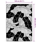 vidaXL Tapis d'extérieur ARAKIL vert 140 x 200 cm PP