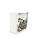 Pack de 2 boîtes aux lettres murales - "The Maniac World" [SKWAK] - "Blanc ivoire"