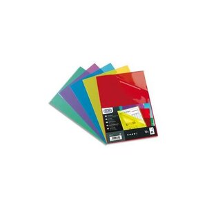 Boite de 100 pochettes coins en pvc 15/100e assortis ELBA