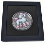 Monnaie POODLE World Canine 2 Oz Argent 2 Guards Truth Guard 2026 (PRÉCOMMANDE)