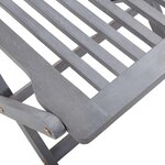 vidaXL Chaises pliables d'extérieur lot de 4 Bois d'acacia solide