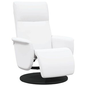 vidaXL Fauteuil de massage inclinable Blanc 71 x 90 x 105 cm