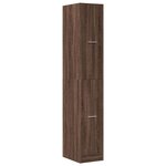 vidaXL Armoire apothicaire chêne marron 30x41x174 5 cm bois ingénierie