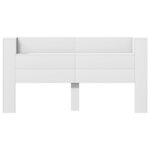 vidaXL Armoire tête de lit avec LED blanc 200x16 5x103 5 cm