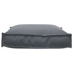 vidaXL Coussin pour assise de palette Anthracite 70 x 70 x 12 cm