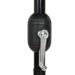 vidaXL Parasol de jardin à 3 niveaux mât en aluminium rouge bordeaux