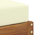 vidaXL Banc de Jardin Bois d'Acacia Massif Naturel