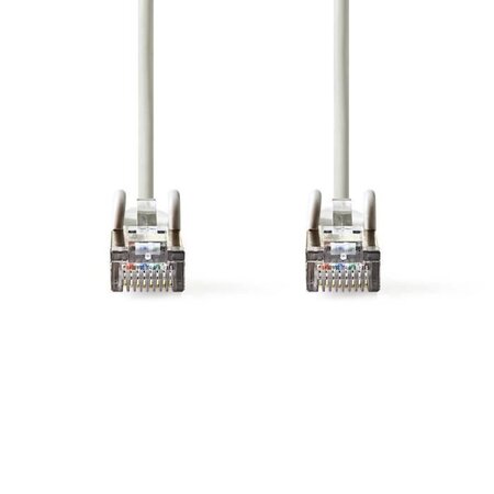 Cable Réseau Cat 5e SF-UTP | RJ45 Male - RJ45 Male | 0,5 m | Gris     ALPEXE-957