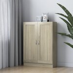 vidaXL Bibliothèque Chêne sonoma 82 5x30 5x115 cm Bois d'ingénierie