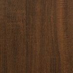 vidaXL Tables gigognes 3 Pièces Chêne marron Bois d'ingénierie