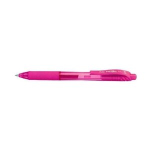 Roller encre gel liquide EnerGel-X BL107  rose x 12 PENTEL