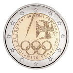 2 euros commémorative Portugal 2021 - Jeux Olympiques Tokyo.