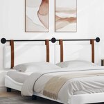 vidaXL Tête de lit suspendue Blanc PU antique