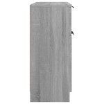 vidaXL Buffet Sonoma gris 60x30x70 cm Bois d'ingénierie