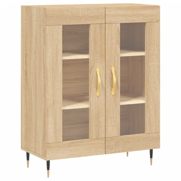 vidaXL Buffet chêne sonoma 69 5x34x90 cm bois d'ingénierie