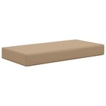 vidaXL Coussin de Siège d'Extérieur Taupe 80 x 40 x 8 cm