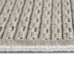 Vidaxl tapis d'extérieur/d'intérieur aspect sisal 120 x 170 cm gris