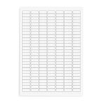 Étiquette polyester blanche mat 25 4x10 mm (lot de 9450)