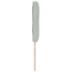 Headboard LED vidaXL en velours gris clair capitonné de 80 cm