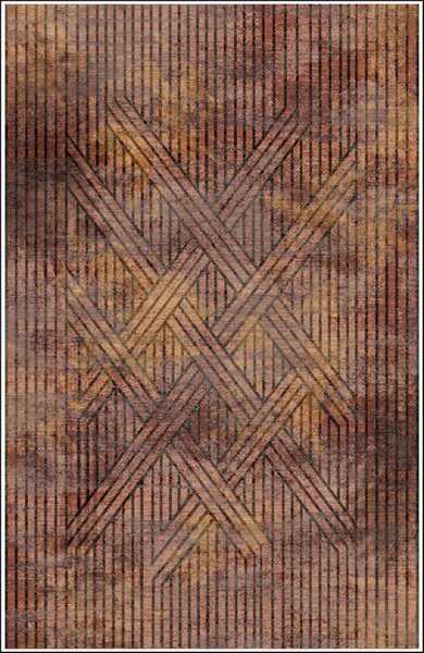 Tapis de salon FISUN 200 x 300 cm - Orange