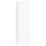 vidaXL Ensemble de meubles TV 5 Pièces Blanc Bois d'ingénierie