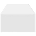 vidaXL Étagère murale avec tiroirs blanc 100x36x19cm bois d'ingénierie