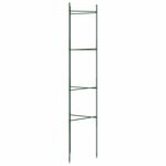 vidaXL Cages à tomates 8 Pièces 154 cm acier et PP