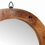 vidaXL Table de Toilette avec étagère Marron bois de manguier massif