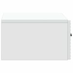 vidaXL Cabinet de chevet mural 2 pièces Blanc 49 x 34 5 x 20 cm